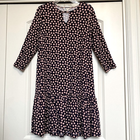 Boden Dresses & Skirts - BODEN Floral Midi Dress Womens 8R keyhole 3/4 sleeve office Vacation preppy